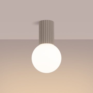 Φωτιστικό οροφής μπάνιου HALO 1xG9/8W/230V διάμετρος 12 cm IP44 μπεζ