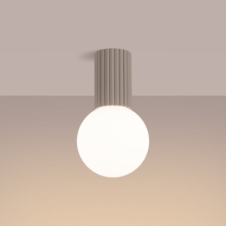 Φωτιστικό οροφής μπάνιου HALO 1xG9/8W/230V διάμετρος 12 cm IP44 μπεζ