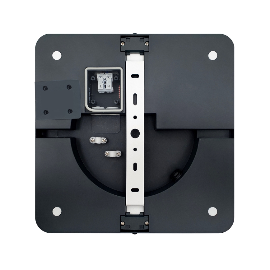 Φωτιστικό οροφής μπάνιου LED ELLÉ LED/24W/230V 3000/4000/6500K 26x26 cm IP54 ανθρακί