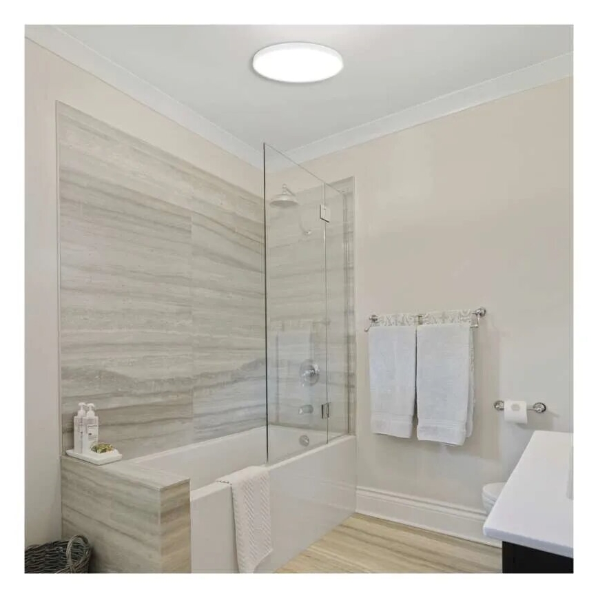 Φωτιστικό οροφής μπάνιου LED LED/15W/230V 3000/4000/5700K IP55 λευκό