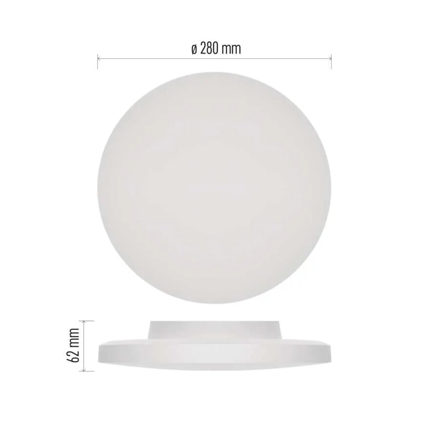 Φωτιστικό οροφής μπάνιου LED LED/15W/230V 3000/4000/5700K IP55 λευκό