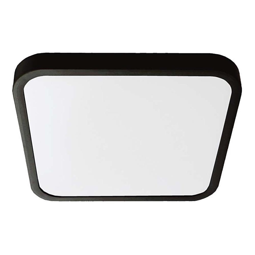 Φωτιστικό οροφής μπάνιου LED LED/18W/230V 4000K IP44 25x25 cm μαύρο