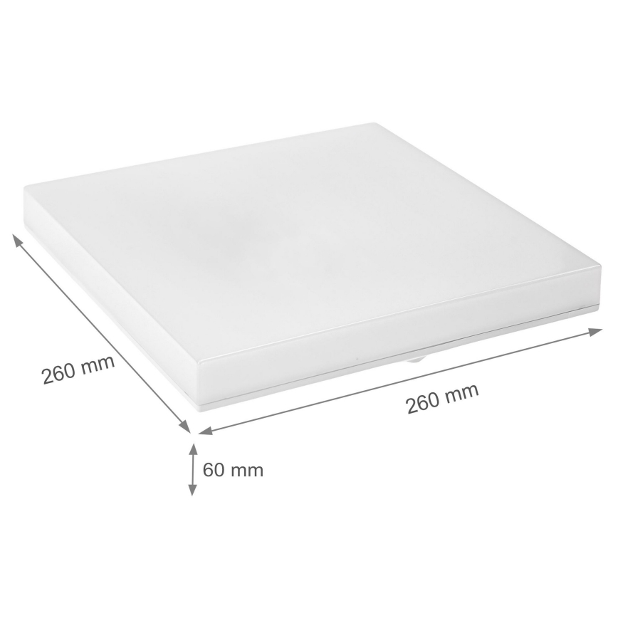 Φωτιστικό οροφής μπάνιου LED NYMPHEA LED/18W/230V 4000K IP44 γωνιακός