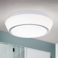 Φωτιστικό οροφής μπάνιου TENA 2xE27/60W/230V, Ø 30 cm, IP44, λευκό