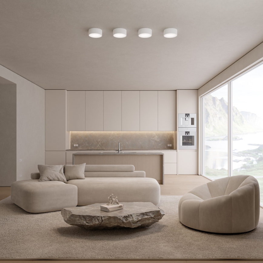 Φωτιστικό οροφής μπάνιου με αισθητήρα CLEO 1xE27/24W/230V Ø 20 cm IP54 λευκό