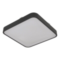 Φωτιστικό οροφής με αισθητήρα WILTON 2xE27/60W/230V 33x33 cm ανθρακί
