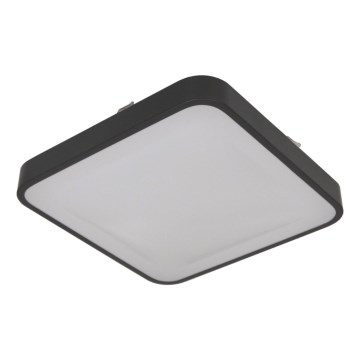 Φωτιστικό οροφής με αισθητήρα WILTON 2xE27/60W/230V 33x33 cm ανθρακί