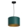 Φωτιστικό οροφής με καλώδιο ARDEN 1xE27/60W/230V διάμ. 25 εκ. πράσινο/χρυσό