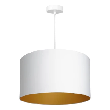 Φωτιστικό οροφής με καλώδιο ARDEN 1xE27/60W/230V διάμ. 40 εκ. λευκό/χρυσό