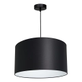 Φωτιστικό οροφής με καλώδιο ARDEN 1xE27/60W/230V διάμ. 40 εκ. μαύρο/λευκό