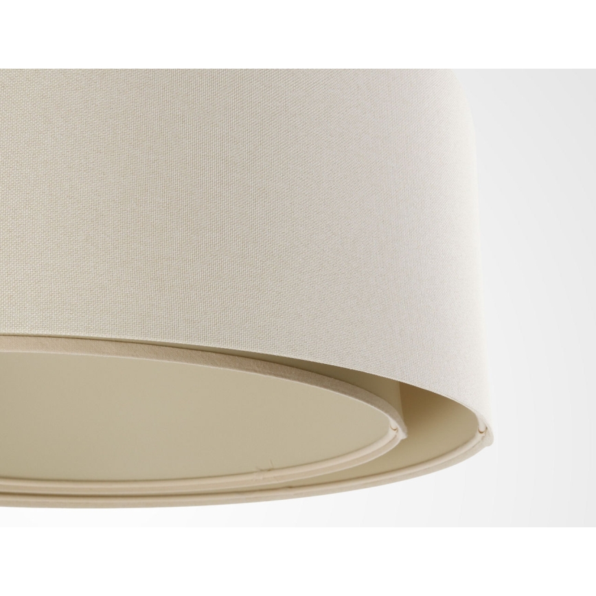 Φωτιστικό οροφής με καλώδιο BOHO TRINITI 1xE27/60W/230V Ø 50 cm σε εκρού απόχρωση