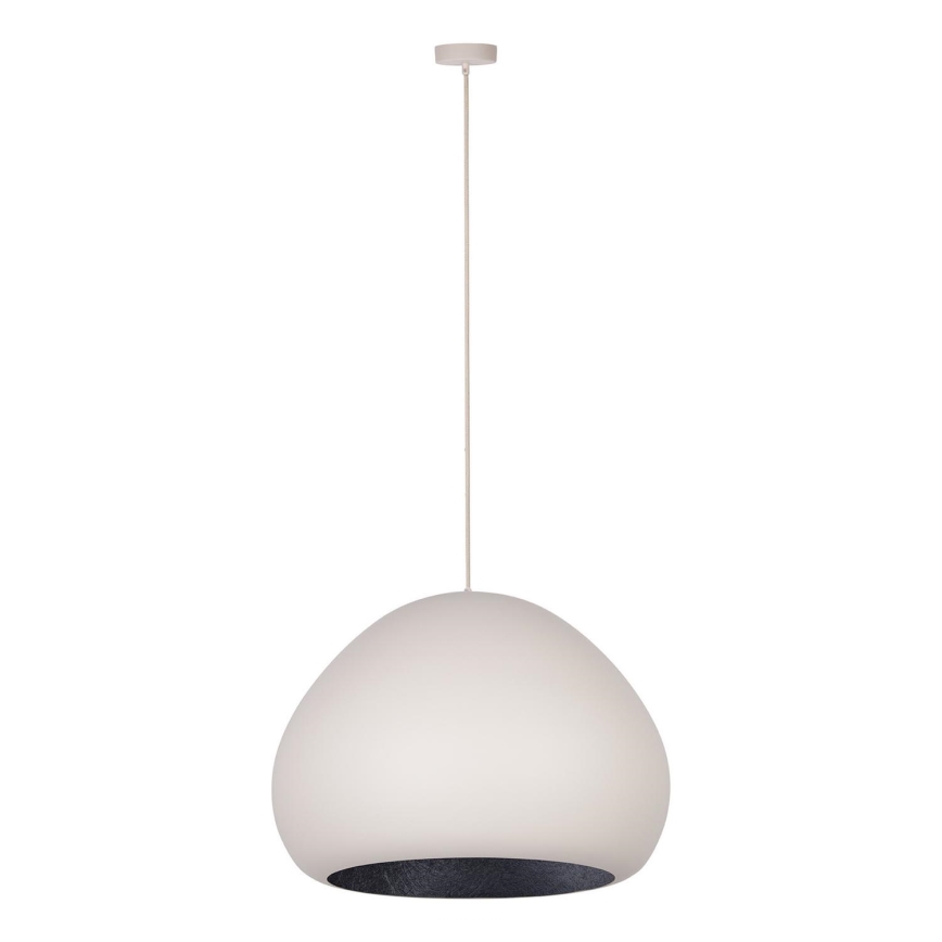 Φωτιστικό οροφής με καλώδιο LAVA 1xE27/15W/230V κρεμ/μαύρο