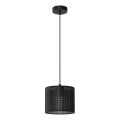 Φωτιστικό οροφής με καλώδιο LOFT SHADE 1xE27/60W/230V διάμ. 18 εκ. μαύρο