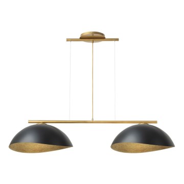 Φωτιστικό οροφής με καλώδιο SOLAR 2xE27/60W/230V χρυσό