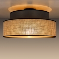 Φωτιστικό οροφής BOHO 1xE27/60W/230V διάμετρος 40 cm καφέ/μπεζ