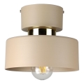 Φωτιστικό οροφής IGNIA 1xE27/60W/230V taupe