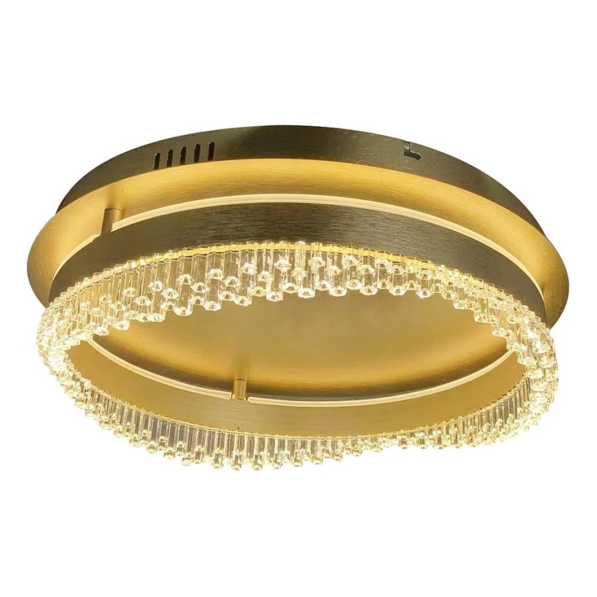 Φωτιστικό οροφής LED/36W/230V διάμ. 43 cm χρυσό