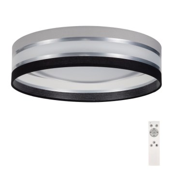 Φωτιστικό οροφής LED Dimmable SMART CORAL LED/24W/230V μαύρο/γκρι + τηλεχειριστήριο