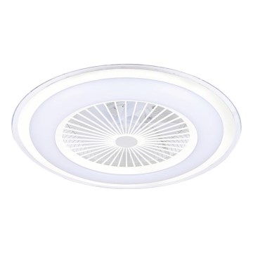 Φωτιστικό οροφής LED Dimmable με ανεμιστήρα ZONDA LED/48W/230V 3000-6000K λευκό + τηλεχειριστήριο