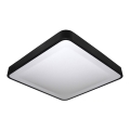 Φωτιστικό οροφής LED με αισθητήρα WILTON LED/24W/230V 37,5x37,5 cm μαύρο