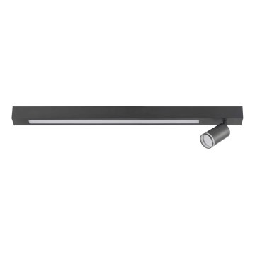 Φωτιστικό οροφής LED ΠΑΡΙΣΙ LED/24W/230V + 1xGU10/10W μαύρο
