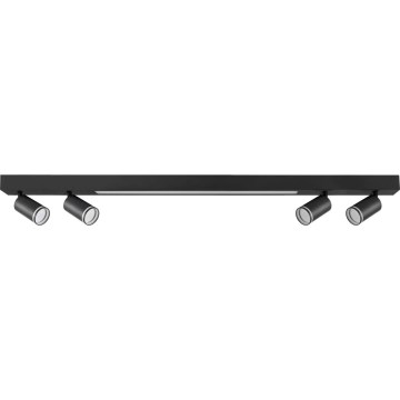 Φωτιστικό οροφής LED ΠΑΡΙΣΙ LED/24W/230V + 4xGU10/10W μαύρο