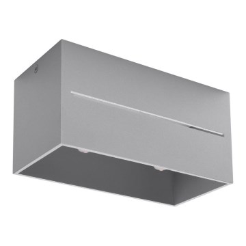 Φωτιστικό οροφής LOBO 2xGU10/40W/230V γκρι