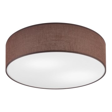Φωτιστικό οροφής SIRJA DOUBLE 4xE27/15W/230V διάμετρος 45 cm καφέ