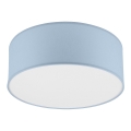 Φωτιστικό οροφής SIRJA PASTEL 1xE27/60W/230V διάμετρος 35 cm μπλε