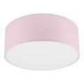 Φωτιστικό οροφής SIRJA PASTEL 1xE27/60W/230V διάμετρος 35 cm ροζ