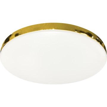 Φωτιστικό οροφής μπάνιου LED MAYA LED/15W/230V διάμετρος 33 cm IP44 χρυσό