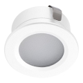 Φωτιστικό χωνευτό LED εξωτερικού χώρου IMBER LED/1W/12V 4000K διάμετρος 3 cm 40 lm IP65 λευκό