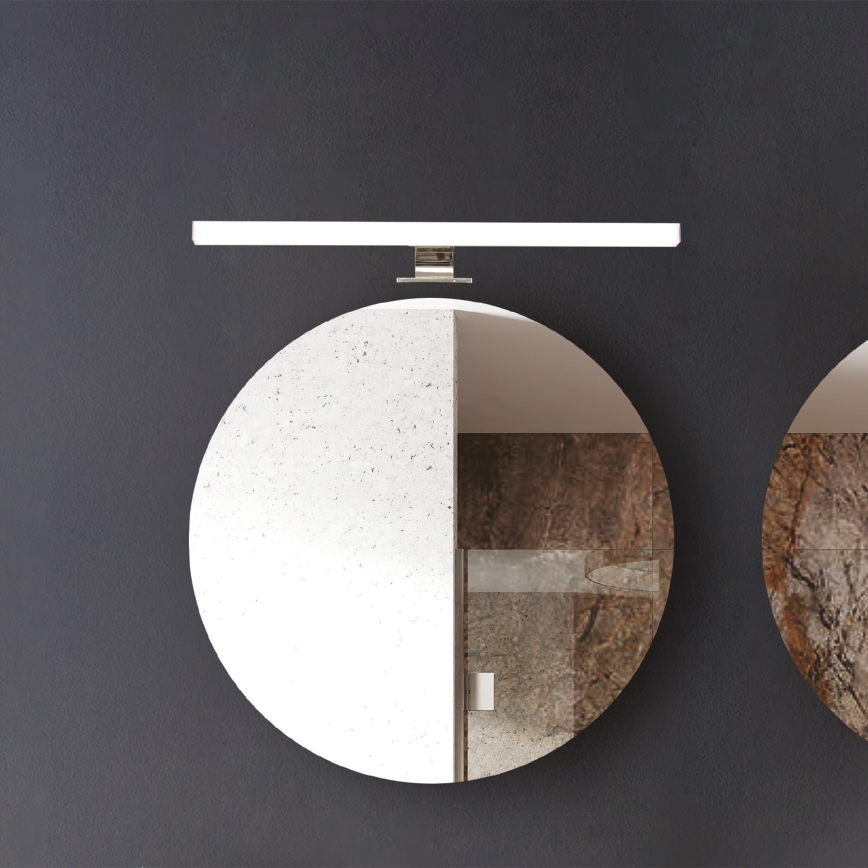 Φωτισμός καθρέφτη μπάνιου LED LED/7W/230V 4000K 50 cm IP44 γυαλιστερό χρώμιο