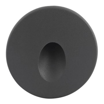 Φωτισμός σκάλας εξωτερικού χώρου LED DECENTLY LED/1,5W/230V 3000/4000/6000K IP44 ανθρακί