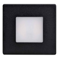 Φωτισμός σκάλας εξωτερικού χώρου LED LED/1,7W/230V 3000/4000/6000K IP54 μαύρο