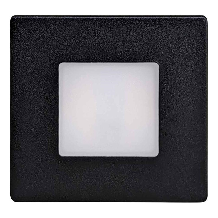 Φωτισμός σκάλας εξωτερικού χώρου LED LED/1,7W/230V 3000/4000/6000K IP54 μαύρο