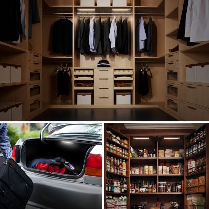 Φωτισμός επίπλων LED με αισθητήρα LED/0,6W/4xAAA