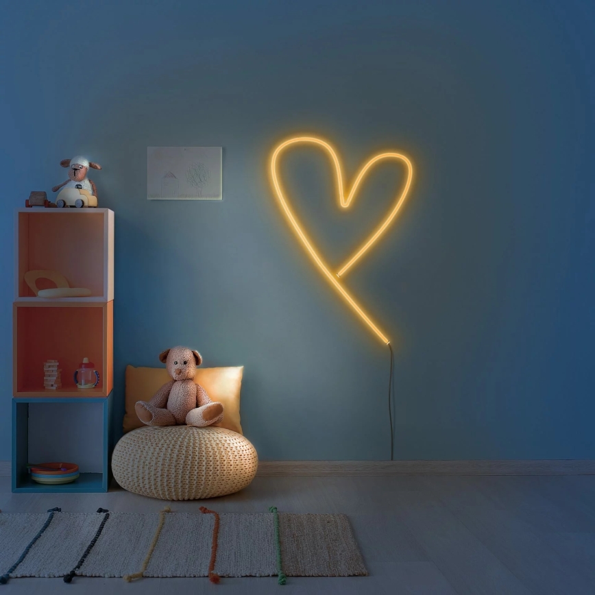 Φωτοταινία LED NEON 2 m LED/17W/12V IP65 πορτοκάλι