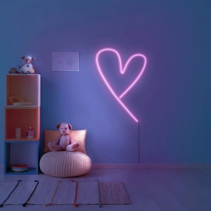 Φωτοταινία LED NEON 2 m LED/17W/12V IP65 ροζ