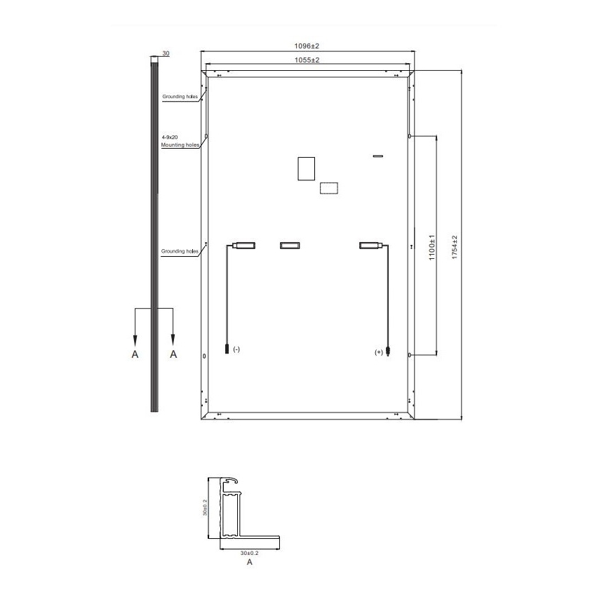 Φωτοβολταϊκό πάνελ RISEN 400Wp μαύρο πλαίσιο IP68 Half Cut - παλέτα 36 τεμάχια