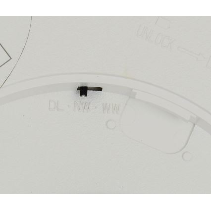 Fulgur 42361 - Φωτιστικό οροφής LED NOMY LED/24W/230V 3000/4000/6000K IP40 διάμετρος 30 cm λευκό