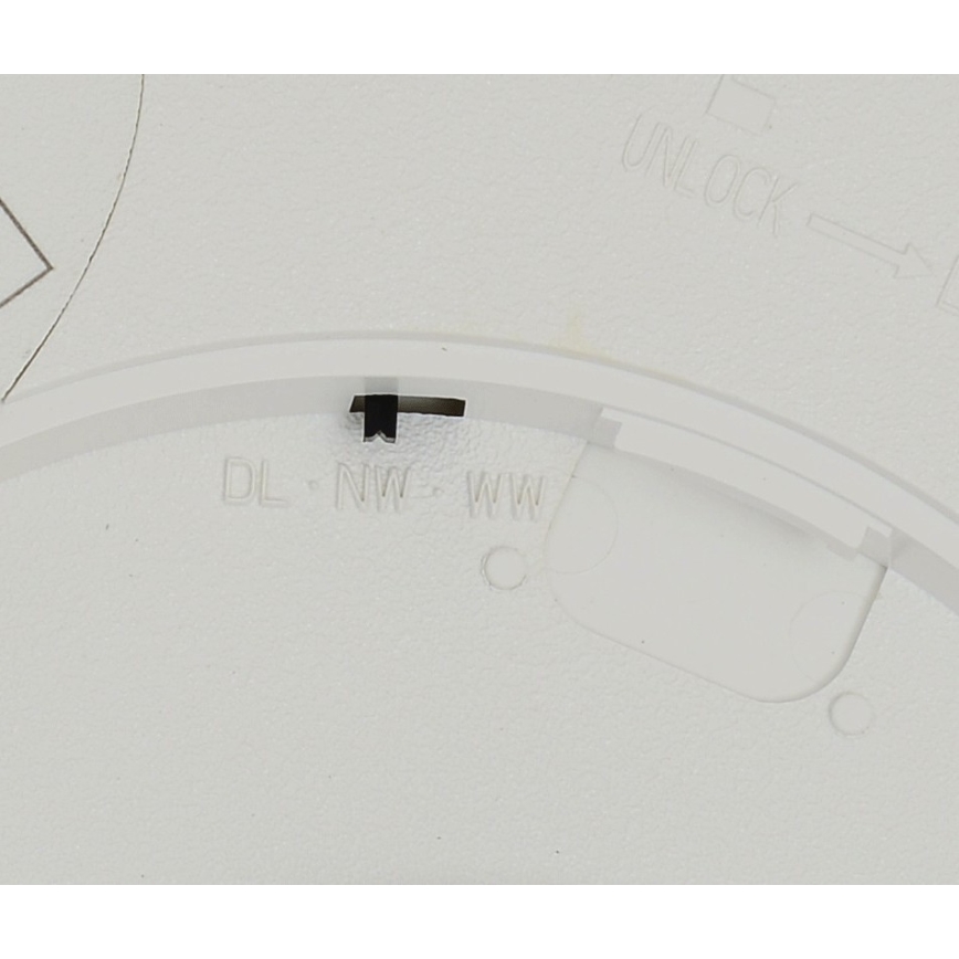 Fulgur 42361 - Φωτιστικό οροφής LED NOMY LED/24W/230V 3000/4000/6000K IP40 διάμετρος 30 cm λευκό