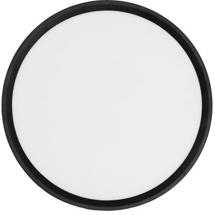 Fulgur 42362 - Φωτιστικό οροφής LED NOMY LED/24W/230V 3000/4000/6000K IP40 διάμετρος 30 cm μαύρο