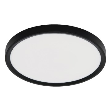 Fulgur 42362 - Φωτιστικό οροφής LED NOMY LED/24W/230V 3000/4000/6000K IP40 διάμετρος 30 cm μαύρο