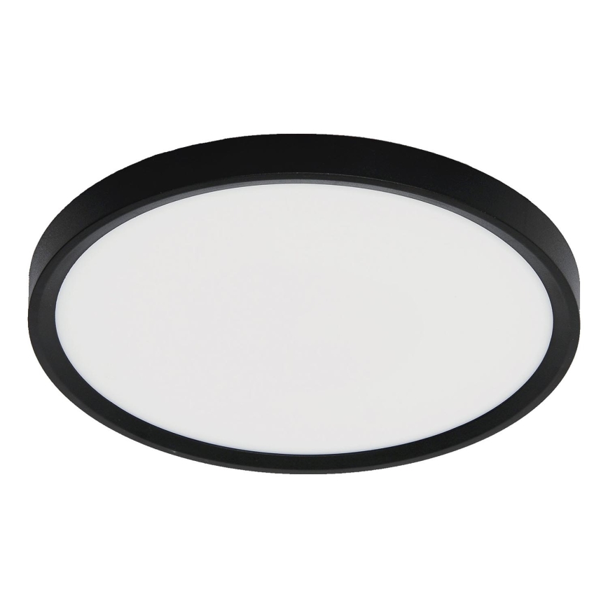 Fulgur 42362 - Φωτιστικό οροφής LED NOMY LED/24W/230V 3000/4000/6000K IP40 διάμετρος 30 cm μαύρο