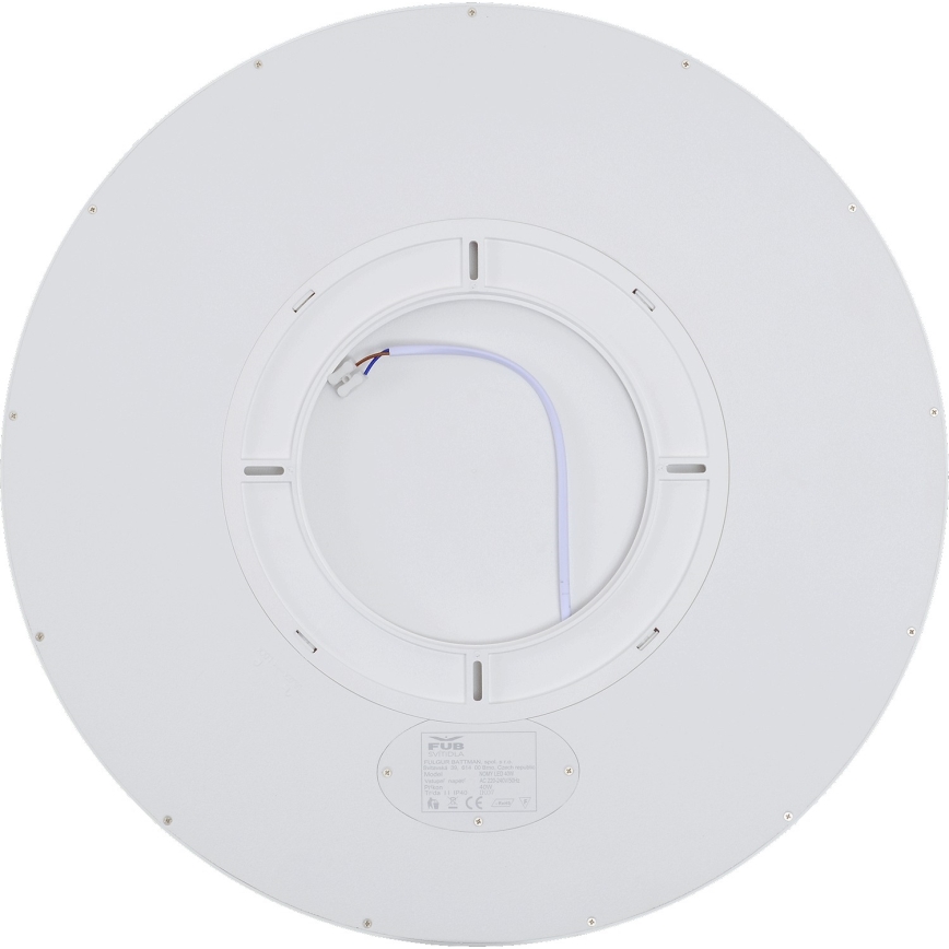 Fulgur 42363 - Φωτιστικό οροφής LED NOMY LED/40W/230V 3000/4000/6000K IP40 διάμετρος 50 cm λευκό