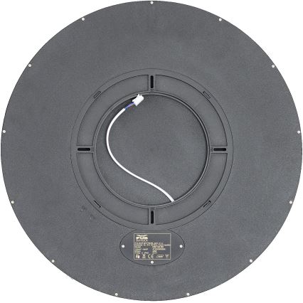 Fulgur 42364 - Φωτιστικό οροφής LED NOMY LED/40W/230V 3000/4000/6000K IP40 διάμετρος 50 cm μαύρο