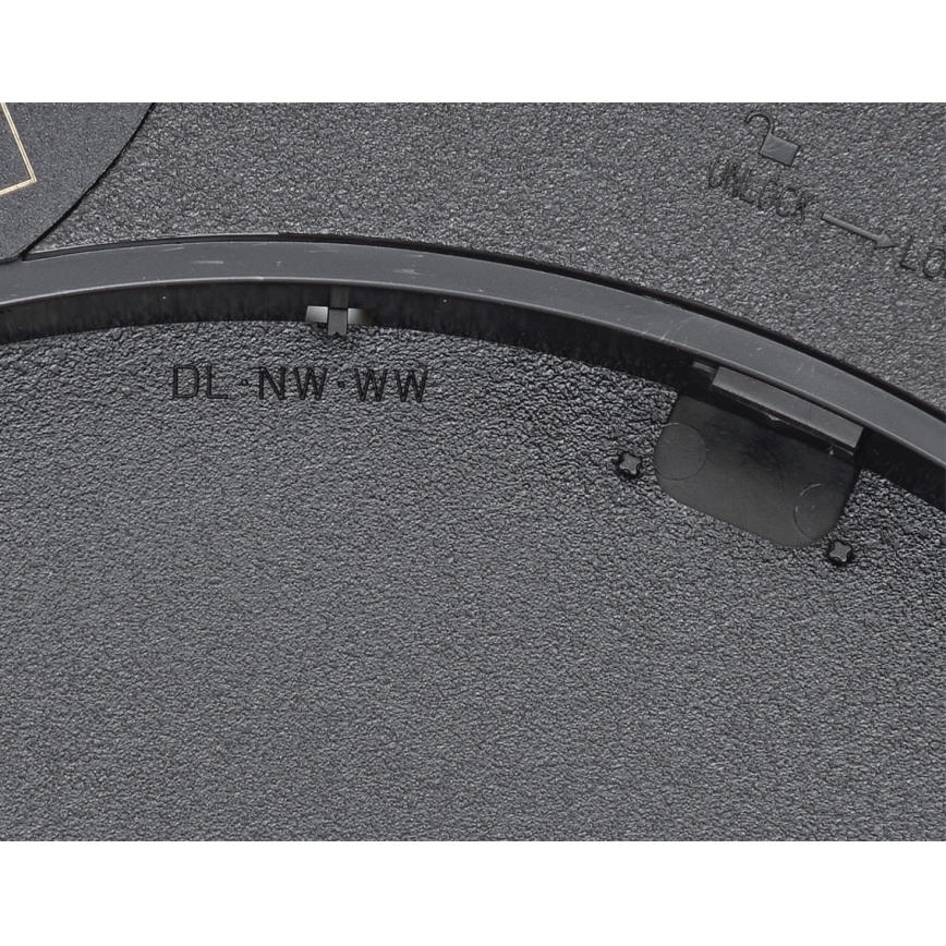 Fulgur 42364 - Φωτιστικό οροφής LED NOMY LED/40W/230V 3000/4000/6000K IP40 διάμετρος 50 cm μαύρο