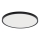 Fulgur 42364 - Φωτιστικό οροφής LED NOMY LED/40W/230V 3000/4000/6000K IP40 διάμετρος 50 cm μαύρο