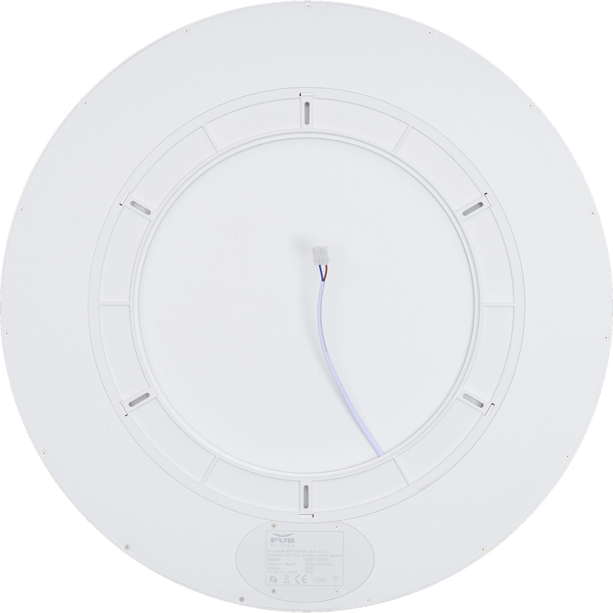 Fulgur 42365 - Φωτιστικό οροφής LED NOMY LED/50W/230V 3000/4000/6000K IP40 διάμετρος 60 cm λευκό